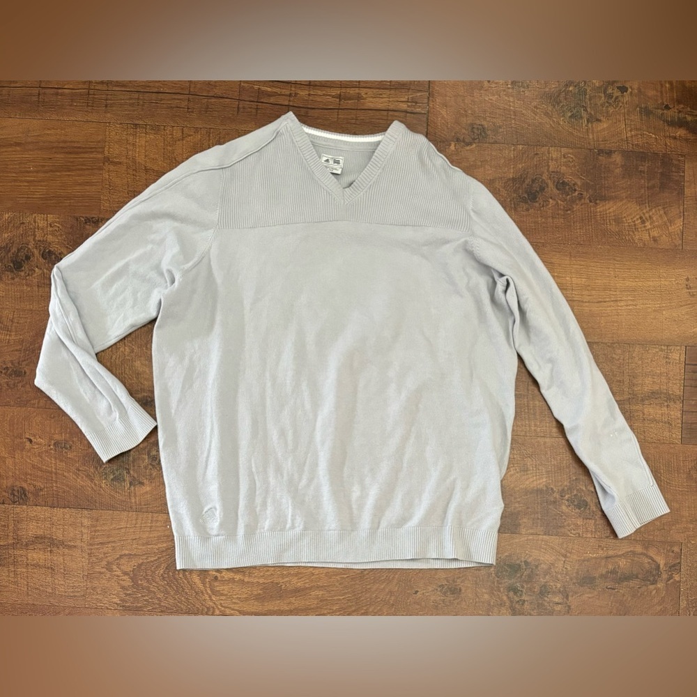 Adidas Mens v-neck sweater Sz Large